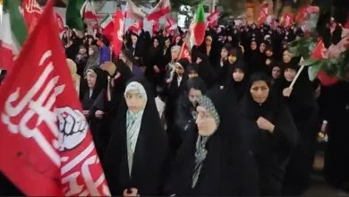 مردم شهرکرد در اجتماع صد و هفتاد و چهارم بعثت خیابانی